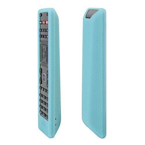 Sikai Remote Case Compatible With Vizio Xrt122 Smart Tv Remote Silicone Case For Vizio Smart Lcd Led Tv Remote [Shock Proof] Silicone Cover For Vizio Xrt122 Remote With Lanyard (Glow In Dark Blue) #TOP3