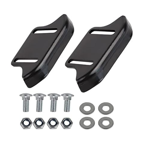 HUSWELL 76153-736-010 Skid Shoes (2 Pack) with Mounting Hardware for Honda Snow Blower Thrower HS50 HS55 HS55K1 HS55K2 HS70 HS80 HS80L1 Cover