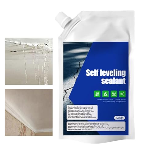Relleno de grietas de concreto - 500 ml de secado rápido Sellador de reparación de concreto | Glue de cemento impermeable auto nivelado | Parche de asfalto de relleno de reparación elástica alta para