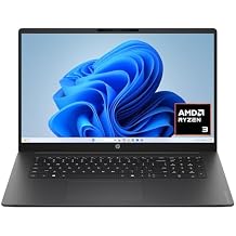 HP OmniBook 3 17.3 inch Laptop PC, FHD Display, AMD Ryzen 3 30, 8 GB RAM, 512 GB SSD, AMD Radeon 610M Graphics, Windows 11