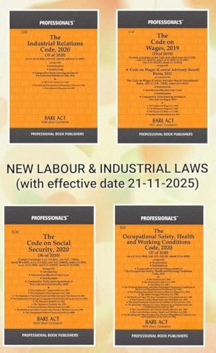 Image of Labour Laws combo of Code on Wages, Social Security, Industrial Relations and Occupational Health & Safety