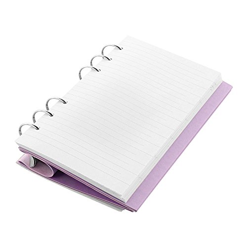 Filofax Clipbook, Classic Refillable Notebook, Orchid Personal (6.75 X 3.75") Ruled, Plain And Quadrille Notes Pages, Undated Planner, Yearly, Monthly And Weekly Calendar (B023631) #TOP2