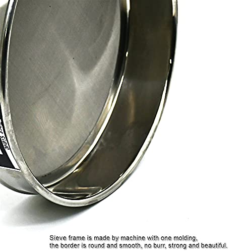 Testez Tamis de Laboratoire Sampling Inspection Pharmacopeia Tamis Standard Tous 304 Sus Sieve Diam.Apertuture de 20 cm 400 Mesh 0.0385 mm