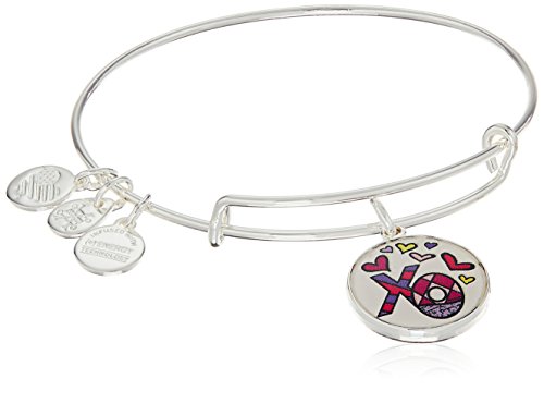 Preisvergleich Produktbild Alex and Ani Romero Britto Art Infusion XO Armband Silber glänzend