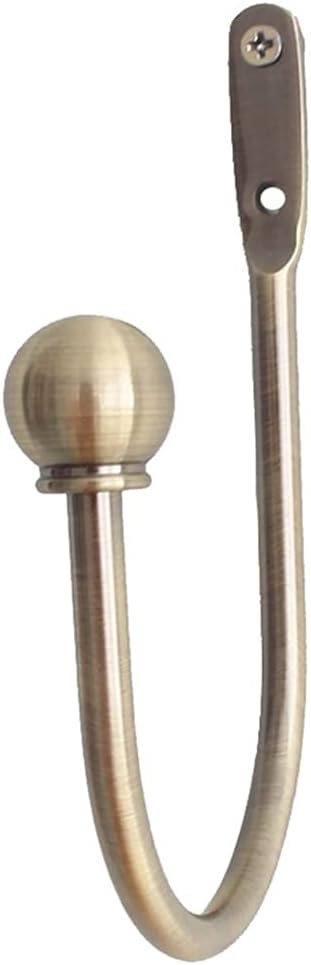 Ball Decoration U-Shaped Hook, Solid Wall, Indoor Bedroom Hanging Curtain/Only(E)