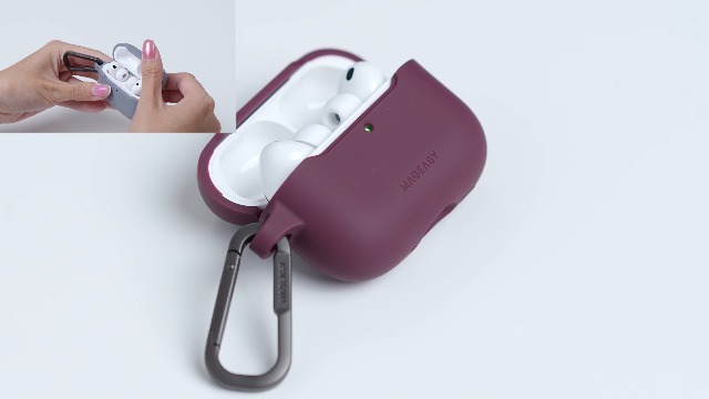 Amazon.co.jp: 【MagEasy】 AirPods Pro3 対応 ケース 耐衝撃 落下防止