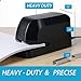 Heavy Duty Electric Stapler Value Pack, 45 Sheet Capacity, Includes 1500 Staples & Staple Remover, No-Jam, Faster Stapling, Automatic Stapler Desktop,AC Adapter Powered (Black)