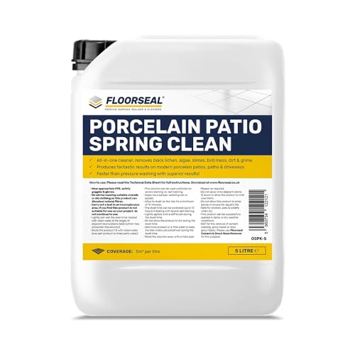 Porcelain Patio Spring Clean - Mould Algae & Leaf Stain Remover (5 Litre)