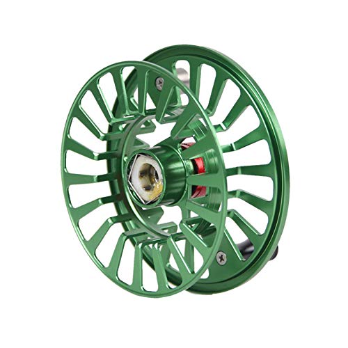 MAXIMUMCATCH Maxcatch Avid Series Best Value Fly Fishing Reel- 1/3, 3/4, 5/6, 7/8, 9/10-5 Color Available (Green Extra Spool, 7/8wt)