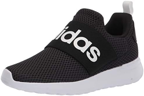 adidas unisex child Lite Racer Adapt 4.0 Running Shoes, Black/Black/White, 1 Little Kid US