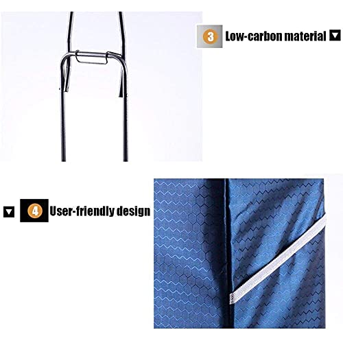 LDBDASA Klettergebäude Shopping 6 Runde Kleinwagen Klappwagen Supermarkt Trolley Pull Trolley Kleiner Anhänger Home/a – Bild 6