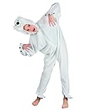 Der Overall wurde aus einem weichem Plüschstoff angefertigt und ist perfekt für Jungen und Mädchen geeignet