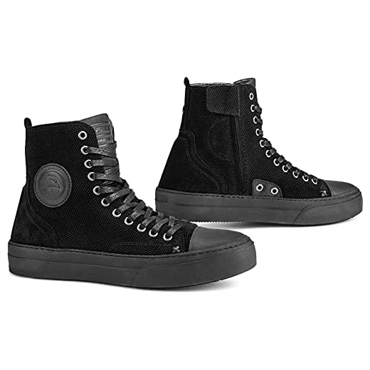 Falco Lennox Scarpe moto Schwarz 46