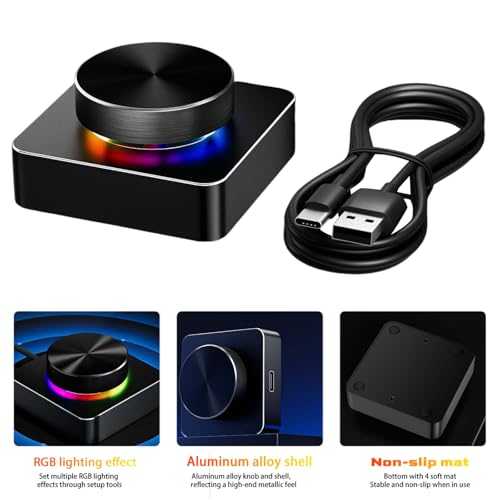 Controlador multimedia USB programable con botón mecánico silencioso 2
