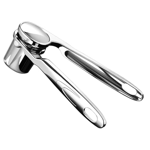 Knoblauchpresse To0l – Zinklegierung Ingwer Pres Gar-LIC Fleischwolf | Ziinc All0y Ingwer Zerkleinerer | Home Gadget Kochen T0ol Manueller Zerkleinerer Langlebiges...