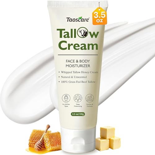 Beef Tallow for Skin, 100% Grass-Fed Whipped Tallow Balm – Organi...
