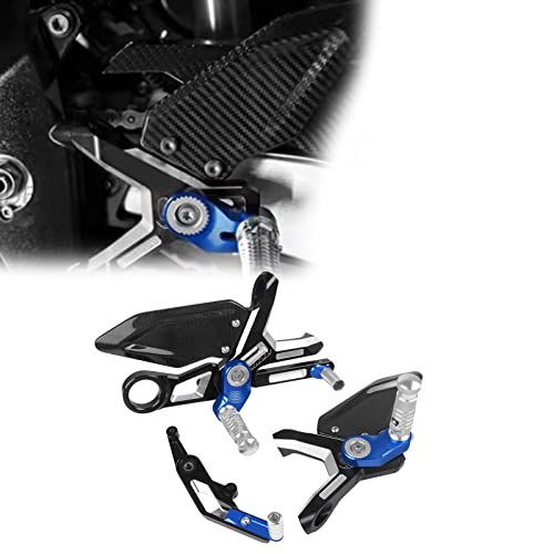 Fibre de carbone BMW S1000RR repose-pieds arrière pour vos journées piste