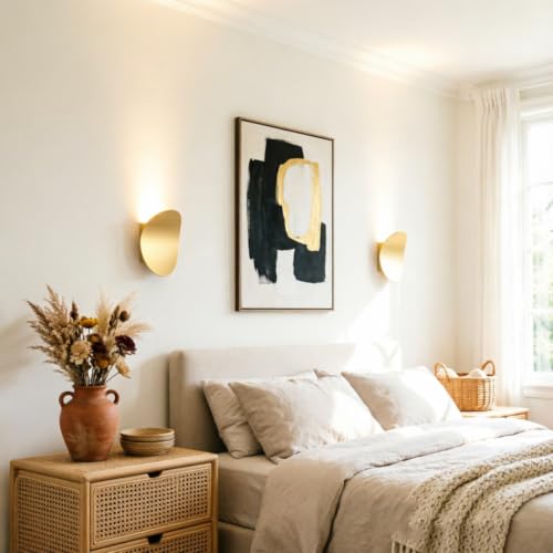 YXTSIMV Modern Minimalism LED Wall Sconces Arc Gold 5W Warm White 3000K by YXTSIMV - Used condition - Image 4