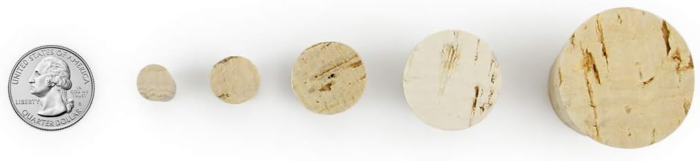 Hygloss Products Cork Stoppers - Great for Arts and Crafts - Natural - Variety of Creative Uses - Assorted Sizes - 40 Pieces