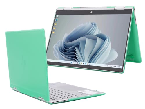 Étui mCover pour HP Envy x360 13-BF0000 - Évitez les rayures sur votre ordinateur 13.3 vert
