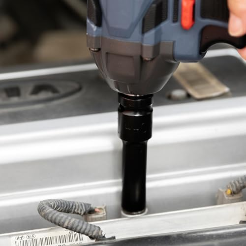 Image of 20 PCS 1 /2-Inch Drive Deep Impact Socket Set, CR-V, 6 Point, 8mm to 32mm, Metric, Deep