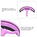 BusoTh Ergonomic Horse Sweat Scraper, Soft Grip, Arc Design, Resistance, High Temperature Resistance, Easy to Use, Time Saving, Horse Grooming Supplies for Horses, Cattle, Sheep