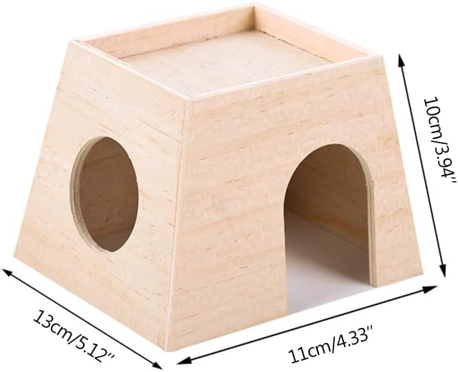 CLoxks Hamster House Hamster House Small Animal Hideout Cage Hut Toy for Junior Gerbil Hamster Village Accessories Hamster Cages and Habitats