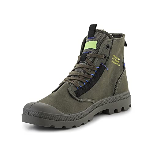 PALLADIUM - Pampa HI Recraft - 77220309M - Color: Olive - Size: 4.53