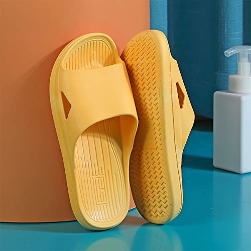 Sandales jaunes ouvertes en EVA taille 37-38 pour salle de bain - 5