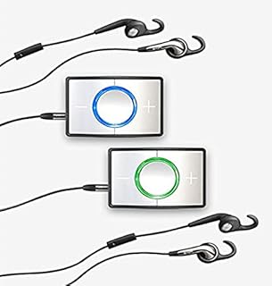Ceecoach Uni Kit Duo Bluetooth Communication and Intercom for Equestrian Sports, Winter Sports, Industry, Silver