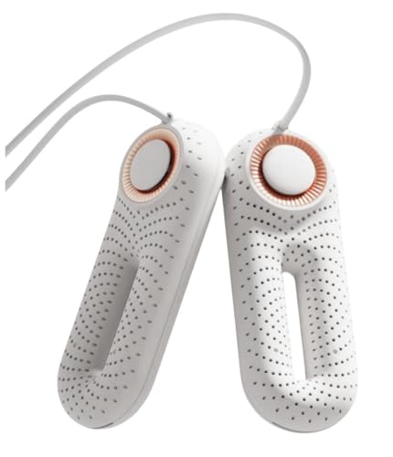 Snowpea Suszarka Elektryczna do Butów, Suszarka do Kozaków, Buty i Kozaki, Mokre Buty do Suszenia i Eliminowania Zapachów, Automatyczne Wyłączanie (Regularne, Biały) (Ultra)