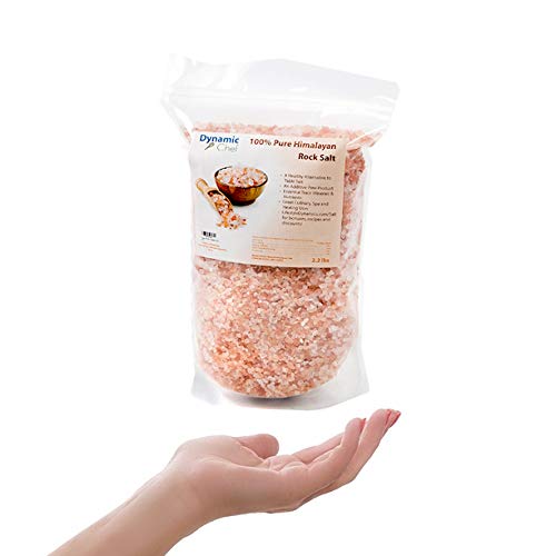 Pure Himalayan Salt, Coarse, By Dynamic Chef, Pink Rock Salt, Essential Trace Minerals, Plus Recipe Ebook #TOP2