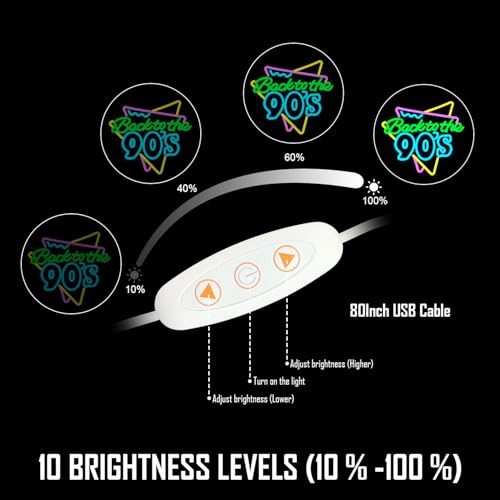 Image of Back To The 90'S Neon Sign for Wall Decor Led neon Signs for 90'S Party Decor Back to The 90's Neon Light sign 90's Background wall Decor light up sign for Home Recreation Room Hotel