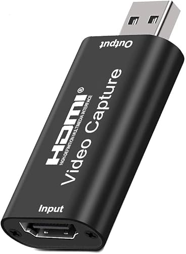 Tarjeta de captura de audio y video, HDMI a USB2.0 de alta definición 1080P 30fps, directamente a la computadora para juegos, transmisión,