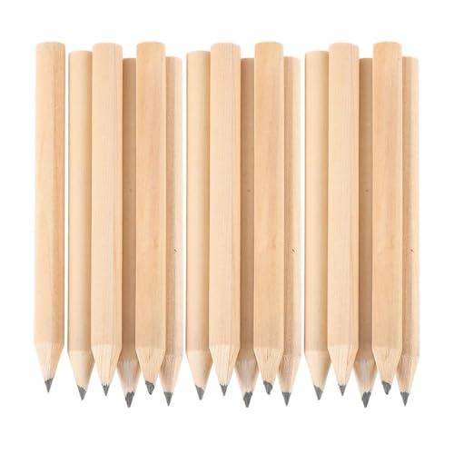 100 lápices cortos para golf HB madera núcleo negro