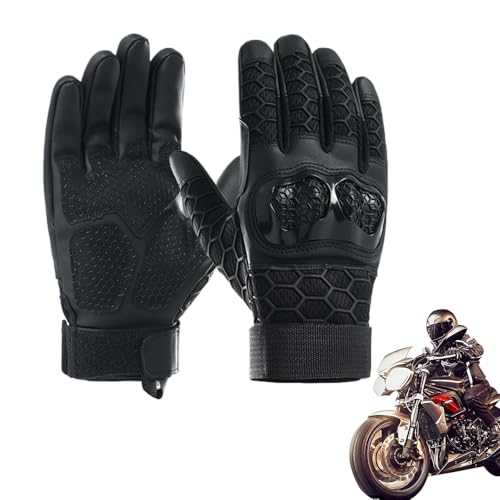 Guantes de equitación para hombre, guantes de caza para pantalla táctil al aire libre, guantes antideslizantes para motocicleta, guantes resistentes al desgaste para motocross, motocicleta, carreras