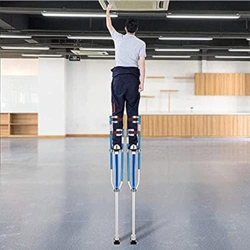 Adjustable Drywall Stilts 15-23 Inch Heavy Duty Aluminum Construction Tools for Painting & Plastering - Lightweight Raising Stand for Professionals & DIY