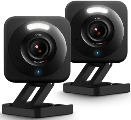 WYZE Cam v4 (Latest Model), 2.5K AI Security Camera, Indoor/Outdo...