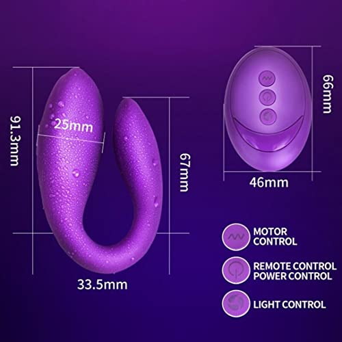 Vibrador Feminino Recarregável Sem Fio Brinquedo Erótico Para Casais Estimulador Duplo 10 Velocidade