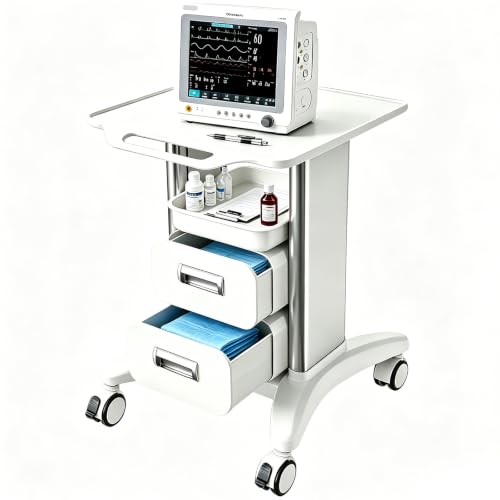 CXWAWSZ Medical Trolley Cart with Drawer & Tray 220 LBS Load Capacity by CXWAWSZ - Used condition - US$97.18