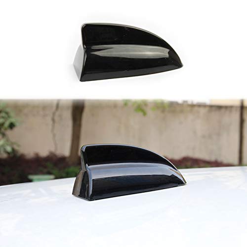 crosselec Black Roof Antenna Shark fin Shape Cover Trim for 2009-2021 Dodge Challenger Charger