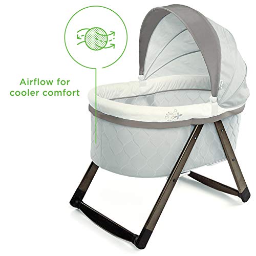 Ingenuity Foldaway Rocking Wood Bassinet - Carrington #TOP2