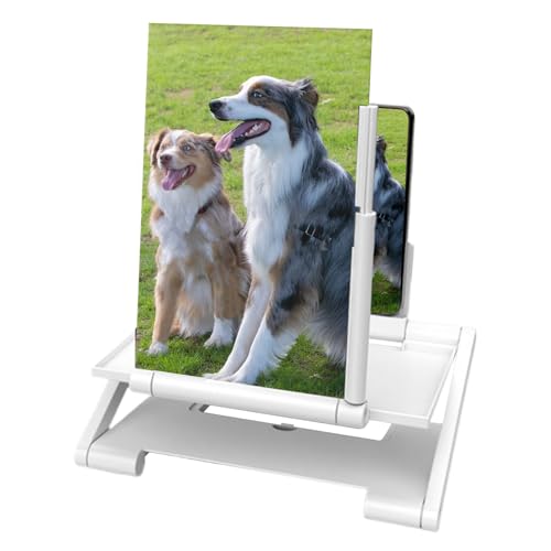 Handy-Bildschirmlupe – 20,3 cm Smartphone-Vergrößerung, höhenverstellbarer mobiler Bildschirmverstärker mit faltbarem Ständer, für Damen, Herren, Kinder, Film, Video