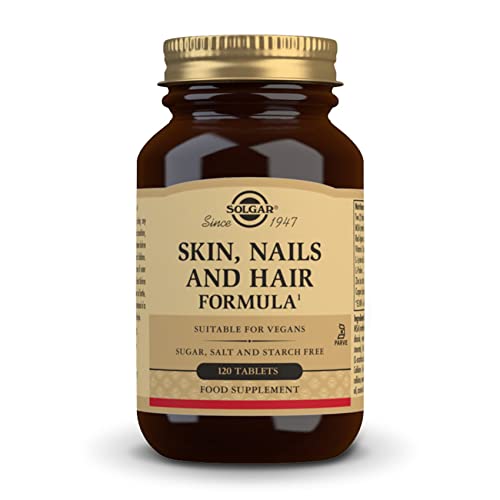 SOLGAR® Skin, Nails & Hair MSM-Komplex | einzigartige Formel mit patentiertem OptiMSM® und Zink für Haare, Haut und Nägel | 120 Tabletten