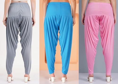 Image of Buy That Trendz Patiala Salwar for Women Relaxed Fit Viscose Patiyala Salwar Harem Bottom Pants