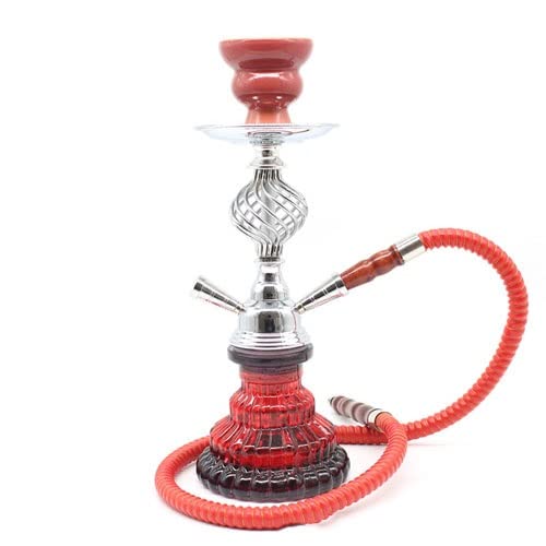 V[V Zbg|PbgV[V{ ^oR pCv Shisha Hookah [[i NHMTV[V(Red,Single Tube)