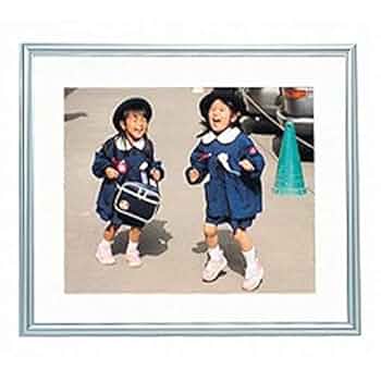 Amazon | FUJICOLOR 額縁 A13 [ 無反射ガラス ] 全紙 アルミ