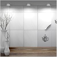 Tegelstickers, muurstickers, pvc, decoratieve stickers voor keuken en badkamer, baksteen, grijs