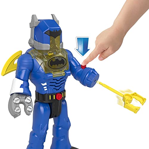 Imaginext Fisher-Price DC Super Friends Batman y Exo Traje Robot con Luces y Sonidos, con Figura y Accesorios, Juguete +3 años (Mattel HGX98)