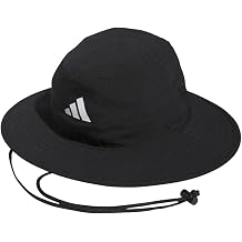 adidas Golf Men's Wide Brim Hat, Black, Small